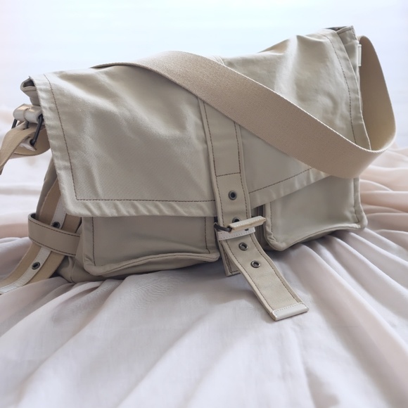 agnès b voyage canvas satchel - Picture 2 of 5